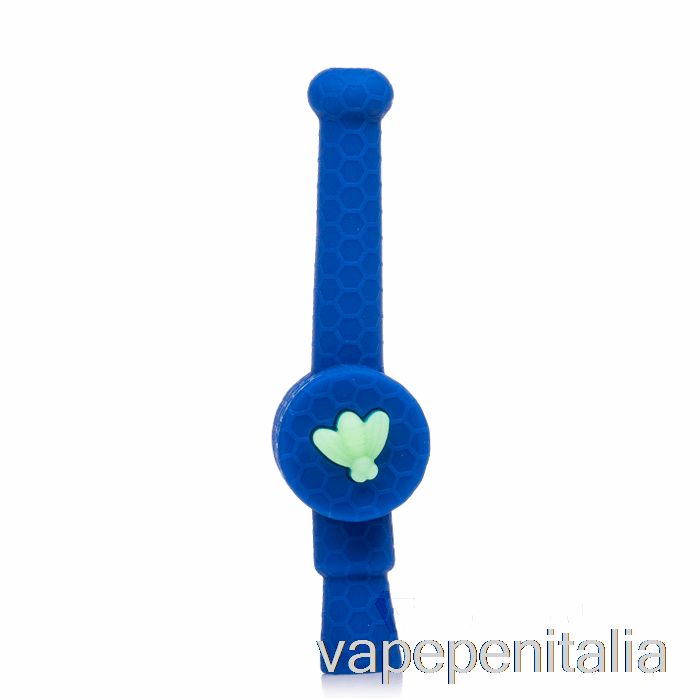 Vape In Italia Stratus Reclaimer Honey Dipper Silicone Dab Paglia Navy / Uv Bee (blu / Uv Green Bee)